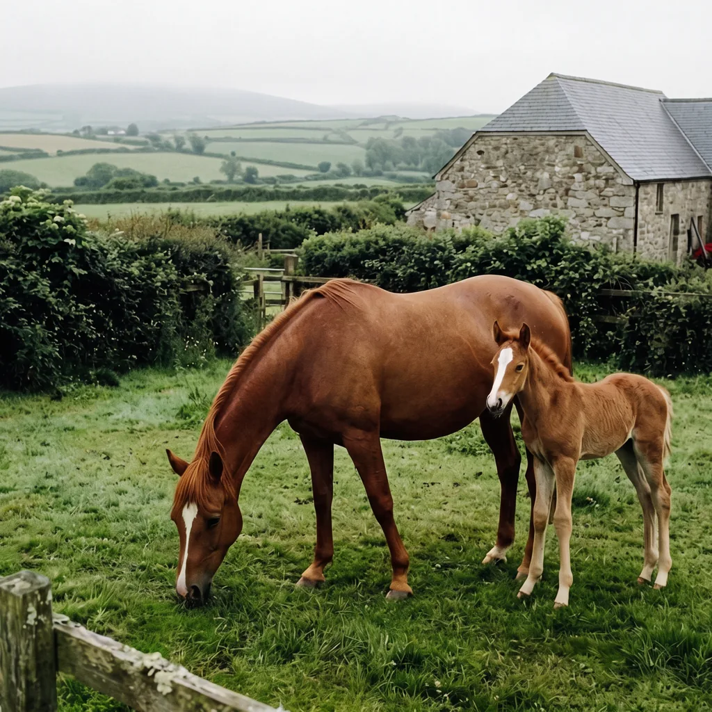 Élevage de chevaux au Les Écuries de Cordelas, Panazol